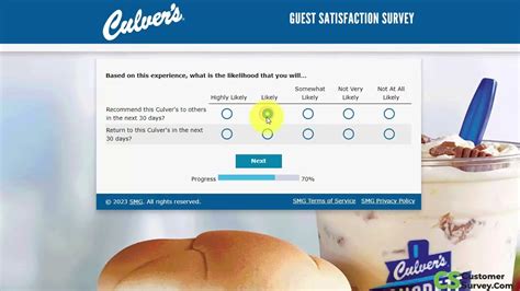 visit tellculvers.com|Culver’s Guest Satisfation Survey at。